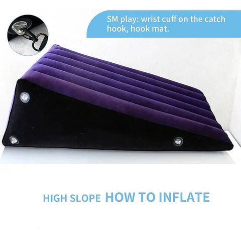 Large Inflatable Sex Positioning Wedge Cushion for Enhanced Comfort and Accessibility Sex Positioners