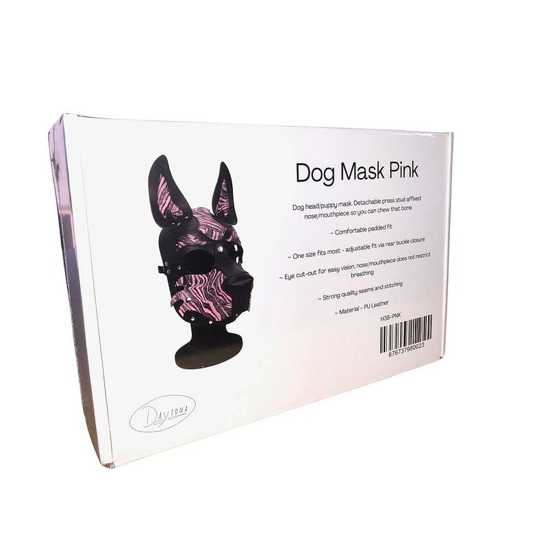 Dog/Pup Hood Black Adjustable Fit with Eye Cut-Out > Bondage Gear > Masks