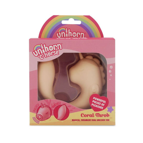 Unihorn Massager C Horse Coral Throb > Vibrators > Unconventional