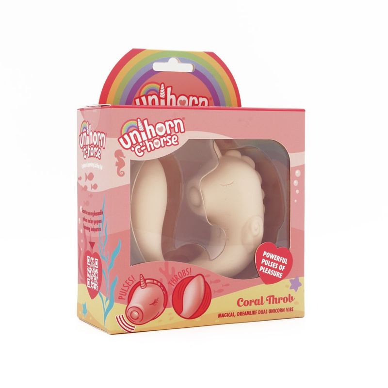 Unihorn Massager C Horse Coral Throb > Vibrators > Unconventional