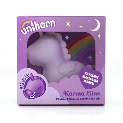 Unihorn Karma Lilac Mini Vibrator with 20 Settings Purple STIMULATORS
