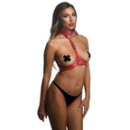 Red Female Chest Harness Size S/M > Clothes > Womens Harnesses