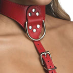 Red Female Chest Harness Size S/M > Clothes > Womens Harnesses