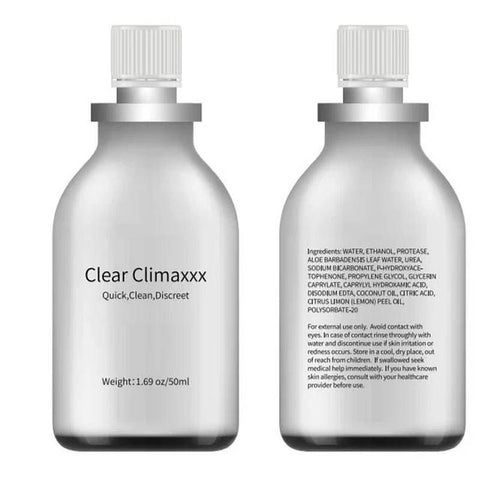 Clear Climaxxx Jizz Remover 50ml Adult Care Spray Adult Toy Cleaner
