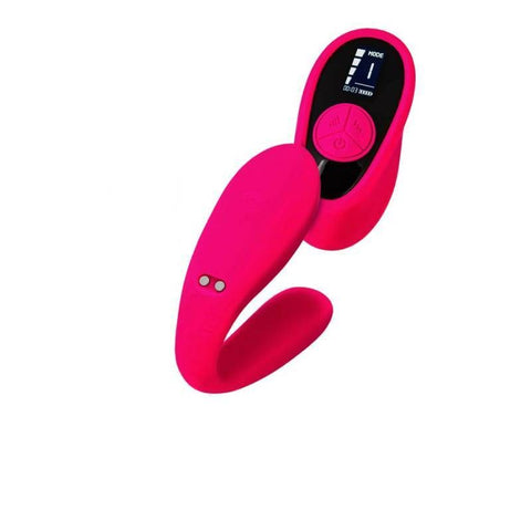 EroTeq Couples Vibrator Dual Motor with Remote Control Pink Couples Toys