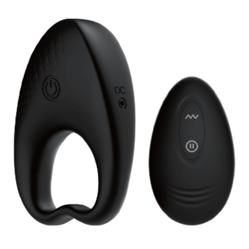 SXE Knight (Black) – Vibrating Cock Ring with Remote Control Black > Cock Ring > Vibrating