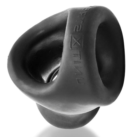 Unit X Stretch Tug Down Ball Stretch Cocksling Black > Cock Ring > Sling