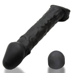 Muscle Ripped Inner Ribbed Velvet-Smooth Night 9.25 Inch Cock Sheath > Sex Toys For Men > Penis Sleeves