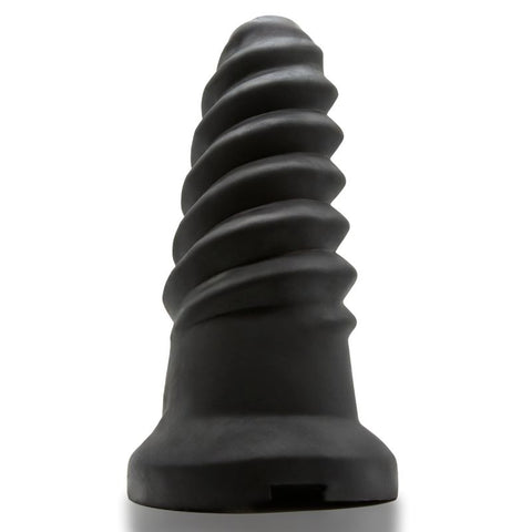 Screwdhole Screwd-In Open Tip Masturbator Night for Intense Pleasure Black Masturbation Aids for Males