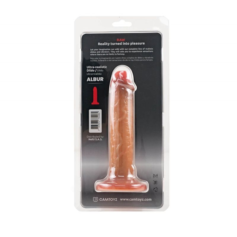 Ultra Realistic 20cm Silicone Dildo Albur DONGS