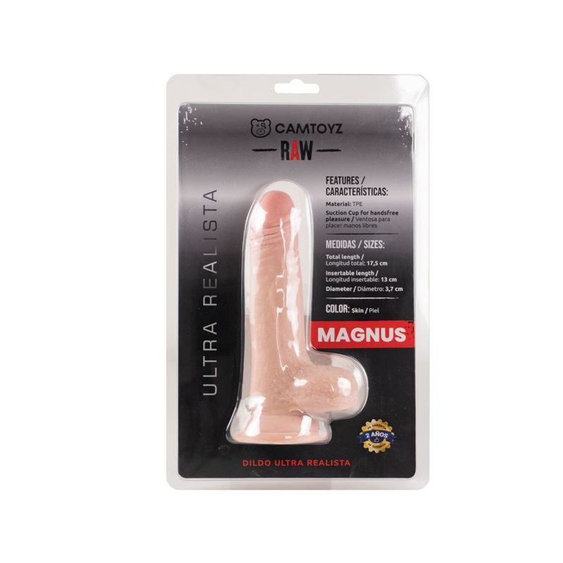 Raw Ultra Realistic Double Layered Dildo Logan 17.5cm Dildos & Dongs