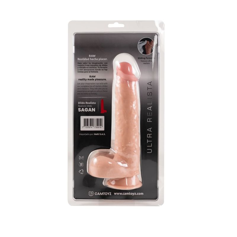 Raw Ultra Realistic Double Layered Dildo Sagan Small 19cm Dildos & Dongs