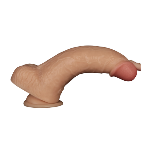 Power Basics 9 Inch Vibrating Dildo – Realistic Design Dildo Dongs Realistic