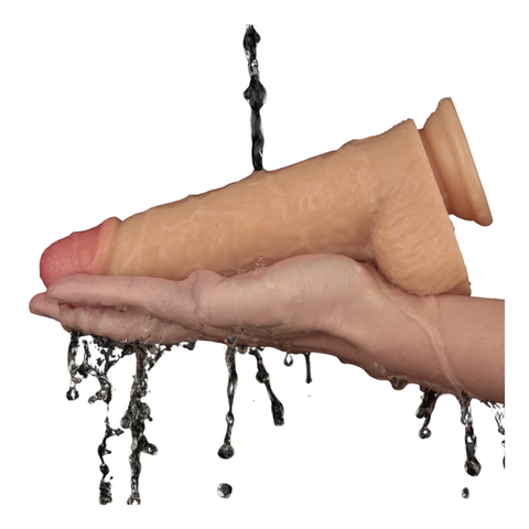 Power Basics 9 Inch Vibrating Dildo – Realistic Design Dildo Dongs Realistic