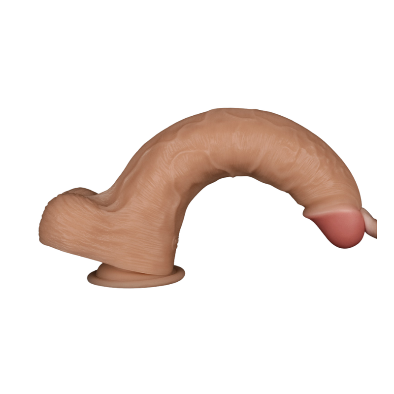 Power Basics 11 Inch Vibrating USB Dildo – Realistic Shaft Vibrator with 10 Modes > Dildos > Large Dildos