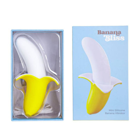 Banana Bliss 13cm Silicone Slimline Vibrator Massager Vibrators