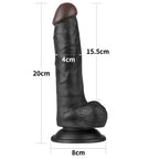 Easy Strap-On Set (Black) – Adjustable Strap-On Harness with 7.5 Inch Realistic Dildo > Dildos > Strap On Dildos