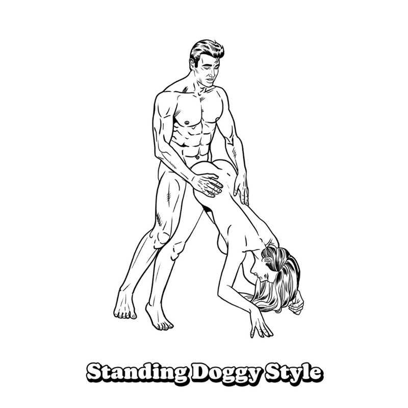 Sexiest Sex Positions Colouring Book – Adult Coloring Book Secondary image