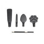 Vegan Quad Crop – Versatile Impact Play Crop with Interchangeable Tips Black > Bondage Gear > Whips & Floggers