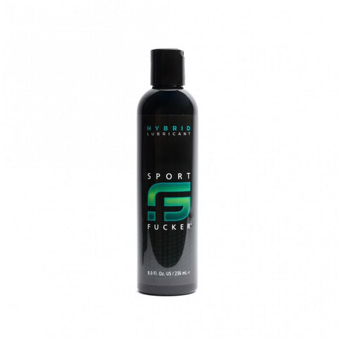 Sport Fucker Hybrid Lubricant 8 Ounce 236 Milliliter Black Hybrid Lube