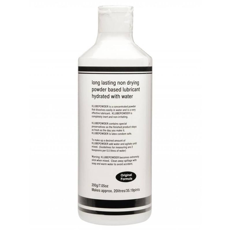 K Lube Powder – Concentrated Water-Based Lubricant Powder > Lube > Water Based