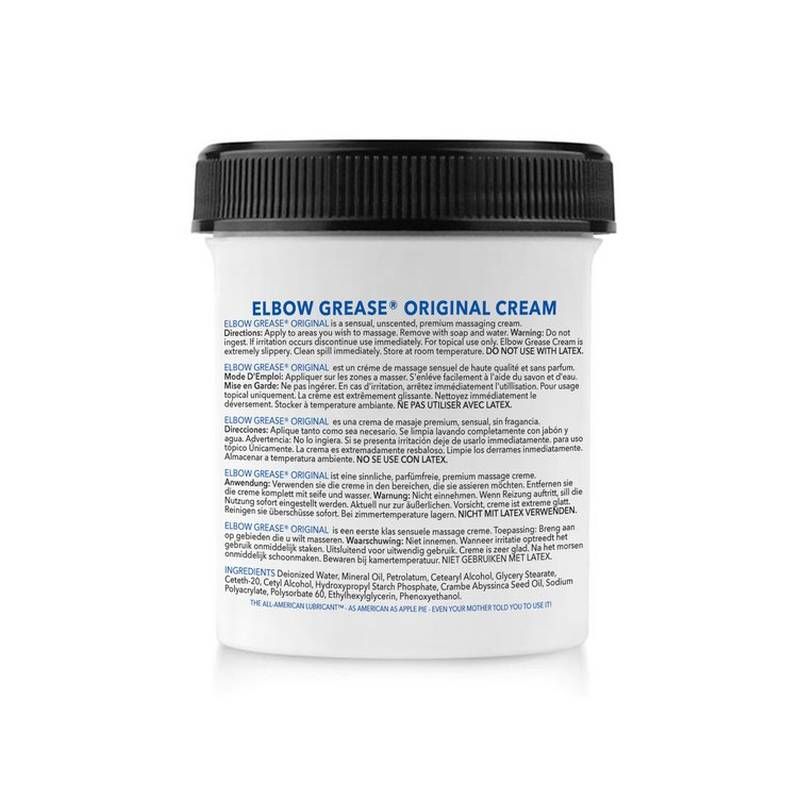 Elbow Grease Original Cream 3.4oz – Mineral Oil-Based Lubricant Cream Secondary image