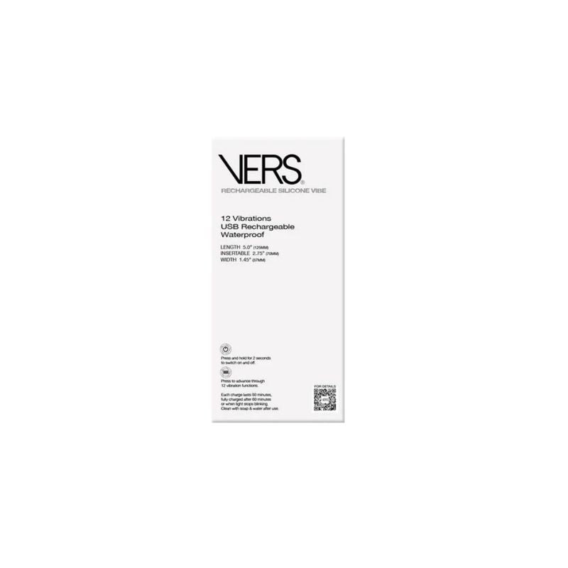 VERS Silicone Plug Vibe 12.5cm Long > Anal Range > Vibrating Butt Plugs