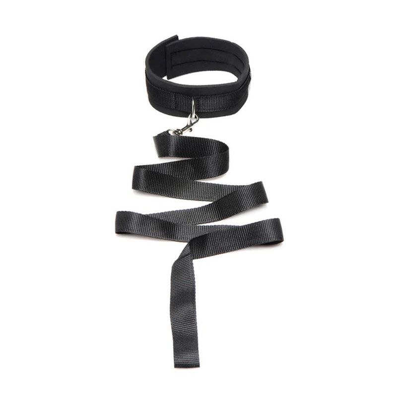 Frisky Collar and Leash Set (Black) – Neoprene BDSM Accessory Set > Bondage Gear > Collars & Leashes Main image
