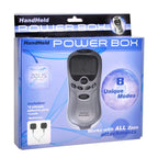 Zeus Handheld Power Box with Black Silicone Pads – Portable 8 Mode Electro Stimulation Unit E-STIM TOYS