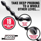 Hosed Beaded Anal Snake (19 Inch, 1.5 Inch Diameter) – Extra-Long Flexible Anal Beads > Dildos > Oversized Toys
