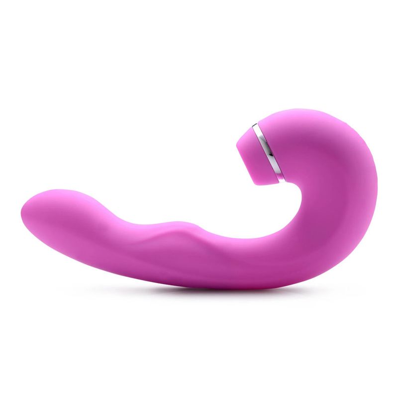 Inmi Shegasm 5 Star Tapping G-Spot Vibe with Suction Pink Vibrators - G Spot