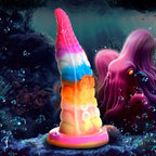 Luminoctopus Glow in the Dark 7.2 Inch Tentacle Dildo – Rainbow-Sherbert Colors Dildo > Dildos > Fantasy