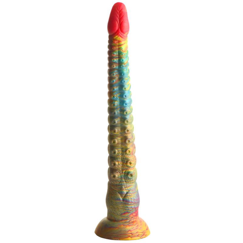 Tenta Dick Tentacle Silicone Dildo (Multicolor) – 11 Inch Ribbed Tentacle Dong > Dildos > Fantasy Main image