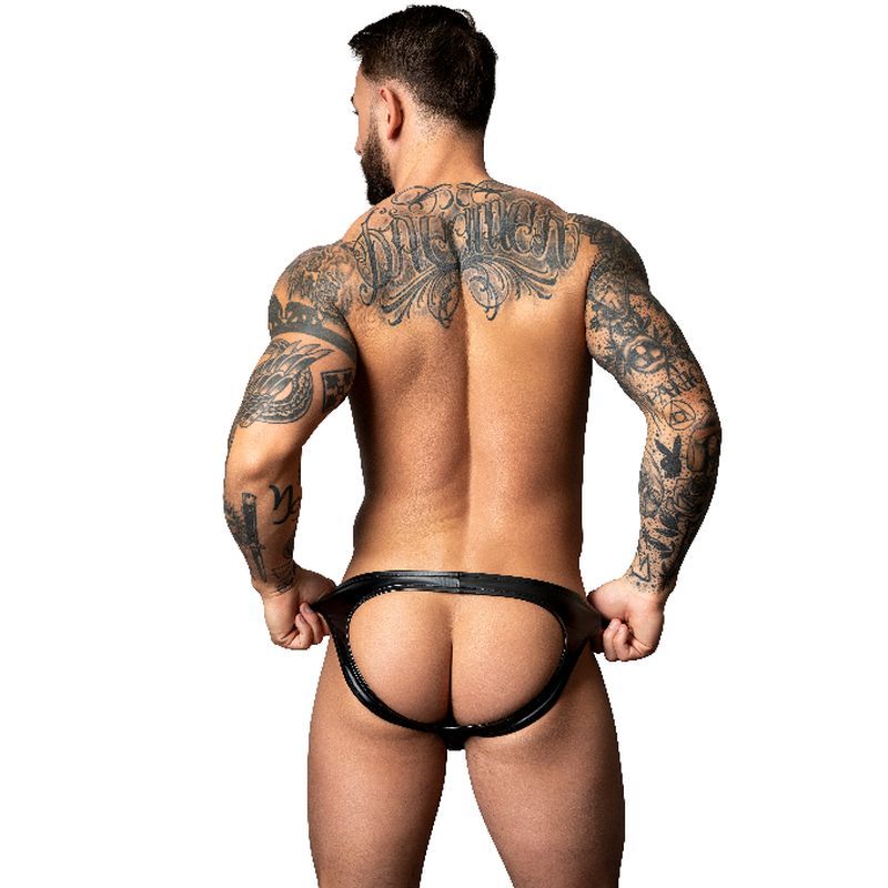 Male Power Moonshine Jock Strap (Black) – High Shine Stretch Jock Strap > Clothes > Jockstraps