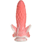 Creature Cocks Pegasus Peacker (Pink and White) – 8.5 Inch Girthy Dildo > Dildos > Fantasy