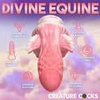 Creature Cocks Pegasus Peacker (Pink and White) – 8.5 Inch Girthy Dildo > Dildos > Fantasy