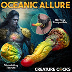 Majestic Merman 10 Inch Silicone Dildo (Iridescent Rainbow) – Extra Long Silicone Dildo with S-Shaped Curve > Dildos > Fantasy