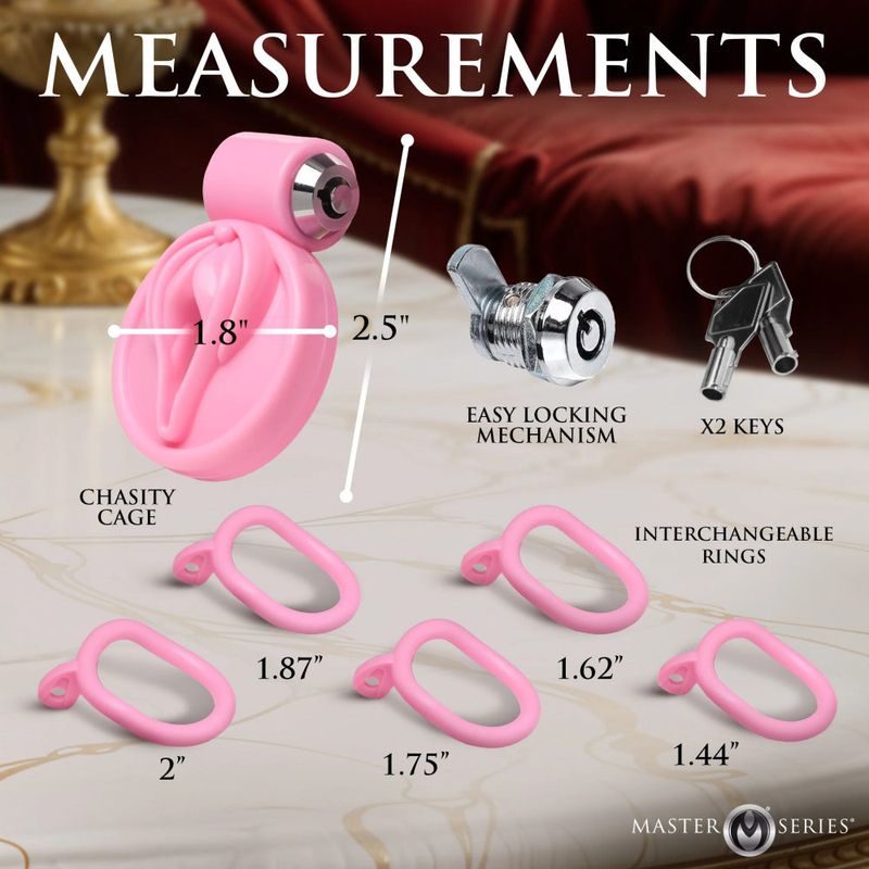 Master Series Pussification Vulva Chasity Cage > Bondage Gear > Male Chastity