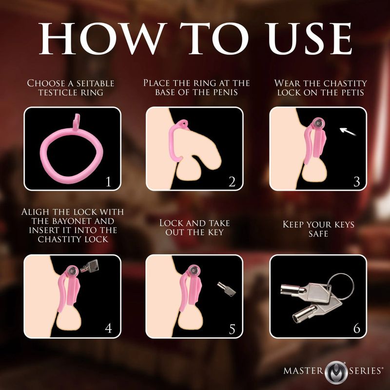 Master Series Pussification Vulva Chasity Cage > Bondage Gear > Male Chastity