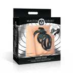 Hard Stop Double Ring Chastity Cage Black > Bondage Gear > Male Chastity