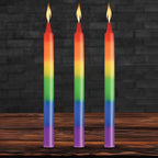 Master Series Pride Rainbow Drip Candles Set of 3 > Candles > Drip
