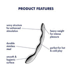 Satisfyer Cosmic Crest 2 Stainless Steel 20.5 Cm Dildo > Dildos > Neutral Dildos