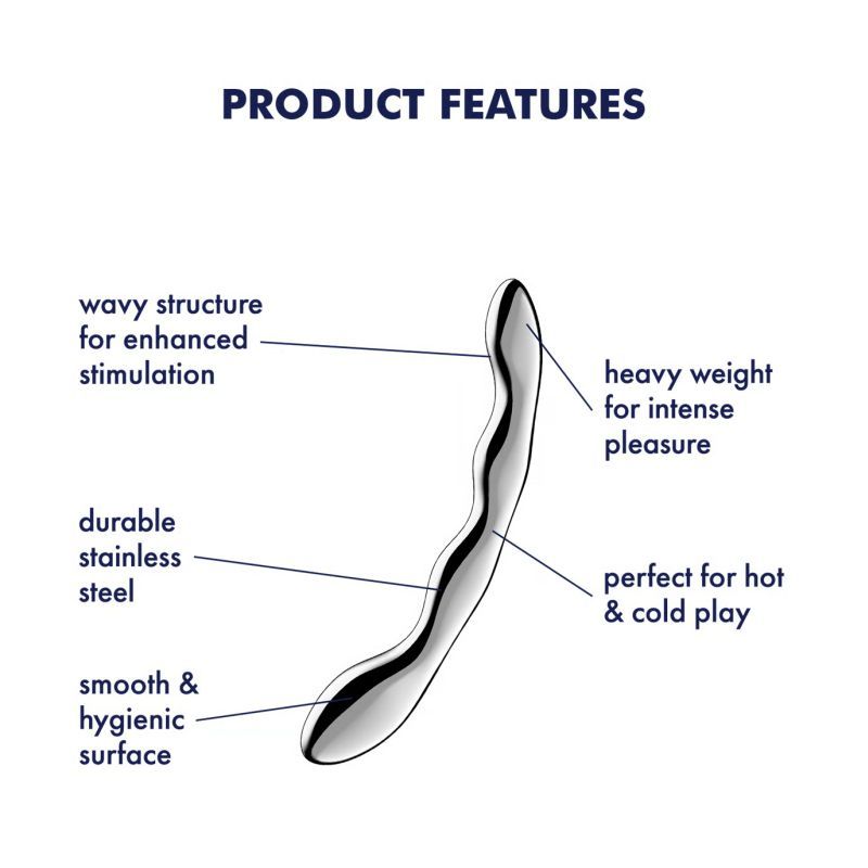 Satisfyer Cosmic Crest 2 Stainless Steel 20.5 Cm Dildo > Dildos > Neutral Dildos