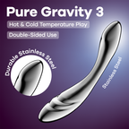 Satisfyer Pure Gravity 3 Stainless Steel 21 cm G Spot Dildo > Dildos > Neutral Dildos