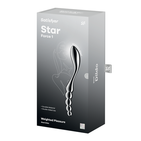 Satisfyer Star Force 1 Steel Double Ended Dildo 21cm DONGS