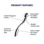 Satisfyer Star Force 2 Stainless Steel 22cm Ergonomic Dildo > Dildos > Neutral Dildos