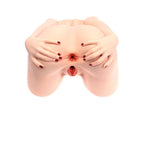 Spread Me Monica Torso Dual-Entry Masturbator – Realistic Vaginal and Anal Male Masturbator Flesh > Sex Toys For Men > Assbators