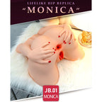 Spread Me Monica Torso Dual-Entry Masturbator – Realistic Vaginal and Anal Male Masturbator > Sex Toys For Men > Assbators