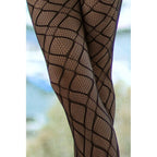 Shadowline Geo Fishnet Tights (Black) – Elegant Fishnet Tights > Clothes > Hosiery > Pantyhose & Tights