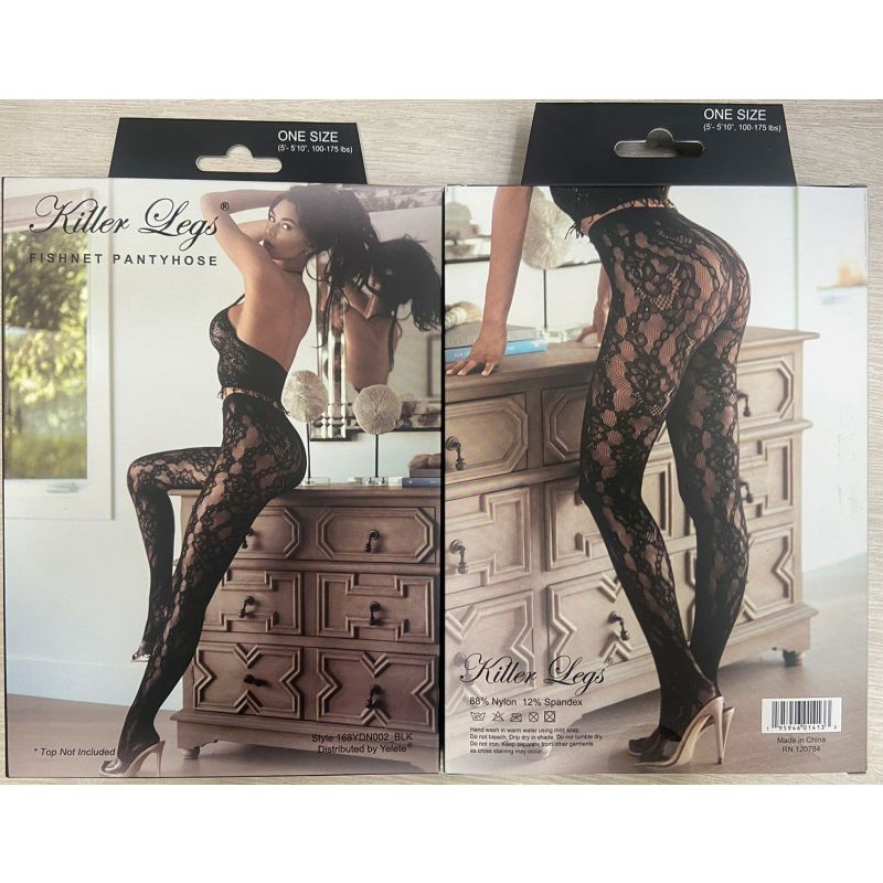 Stella Elyse Chainveil (Black) – Fishnet Tights > Clothes > Hosiery > Pantyhose & Tights